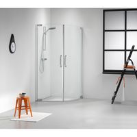 Sealskin Impact douchecabine kwartrond 90x90cm