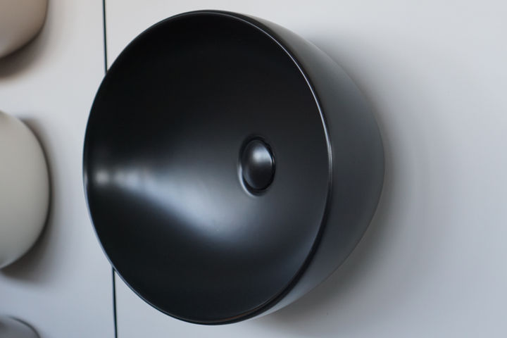 Catalano Sfera opzetwastafel 60x42cm ovaal - mat zwart