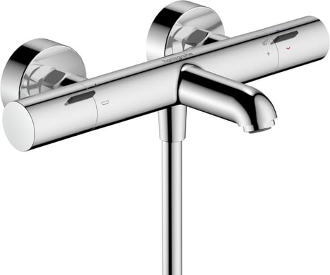 Hansgrohe Ecostat Fine opbouw badthermostaat - chroom