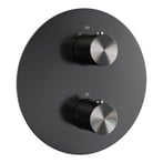 Geborsteld gunmetal PVD