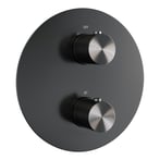 Geborsteld gunmetal PVD