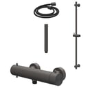 Geborsteld carbon black PVD