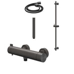 Geborsteld carbon black PVD