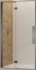 Van Rijn Products ST07GM deur voor douchecabine 100cm Geborsteld gunmetal