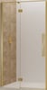 Van Rijn Products ST07SB deur voor douchecabine 100cm Geborsteld messing
