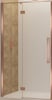 Van Rijn Products ST07SC deur voor douchecabine 100cm Geborsteld koper