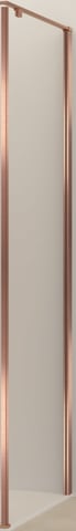 Van Rijn Products ST07SC zijwand voor douchecabine 100cm Geborsteld koper