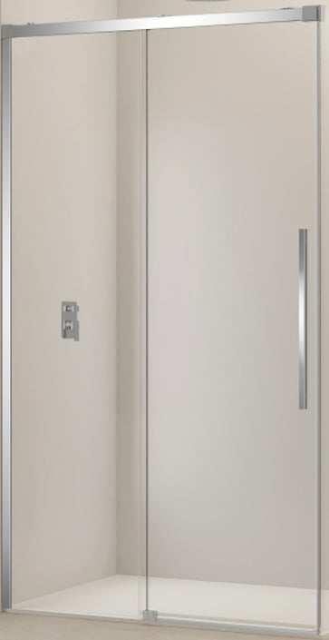 Van Rijn Products ST09350120CH schuifdeur voor douchecabine 120cm - chroom