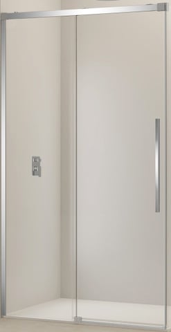 Van Rijn Products ST09350160CH schuifdeur voor douchecabine 160cm - chroom