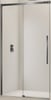 Van Rijn Products ST09350160GM schuifdeur voor douchecabine 160cm - Geborsteld gunmetal
