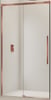 Van Rijn Products ST09350160SC schuifdeur voor douchecabine 160cm - Geborsteld koper