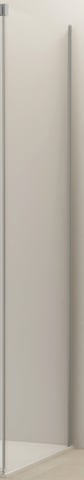 Van Rijn Products ST09350100WCH zijwand voor douchecabine 100cm - chroom