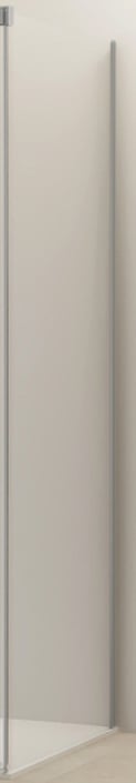 Van Rijn Products ST09350100WCH zijwand voor douchecabine 100cm - chroom