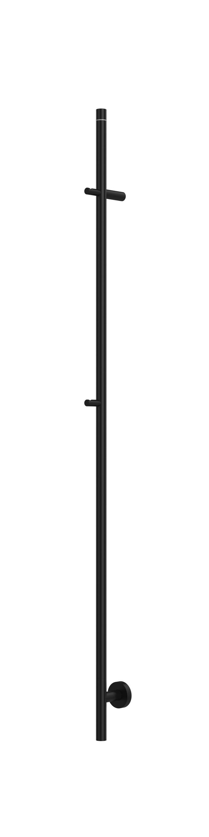 Wiesbaden Callista elektrische handdoekwarmer 60 Watt 150cm - mat zwart