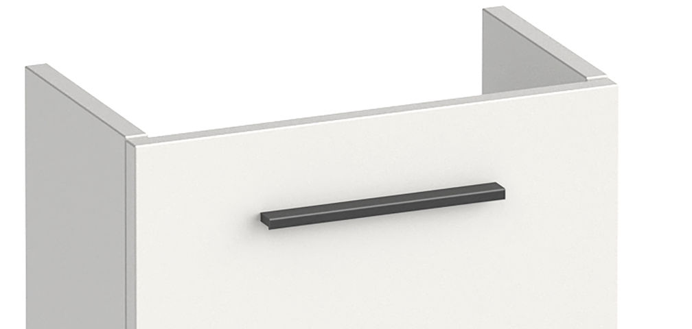 Brauer Trust opbouw meubelgreep - 12,8cm - geborsteld gunmetal PVD