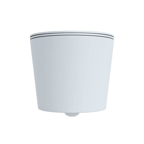 Mondiaz Lavie Hangtoilet rimless met zitting SC & QR 53cm - Clay