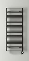 Instamat Base elektrische handdoekradiator 148x50cm - 600W - soft zwart