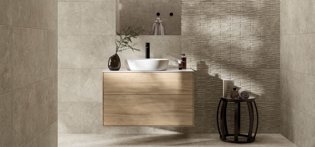 Villeroy & Boch Tri.Art wandtegel 40x120cm - Greige