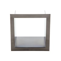 Alvoro Hidden inzetstuk voor inbouw reserverolhouder - geborsteld gunmetal PVD