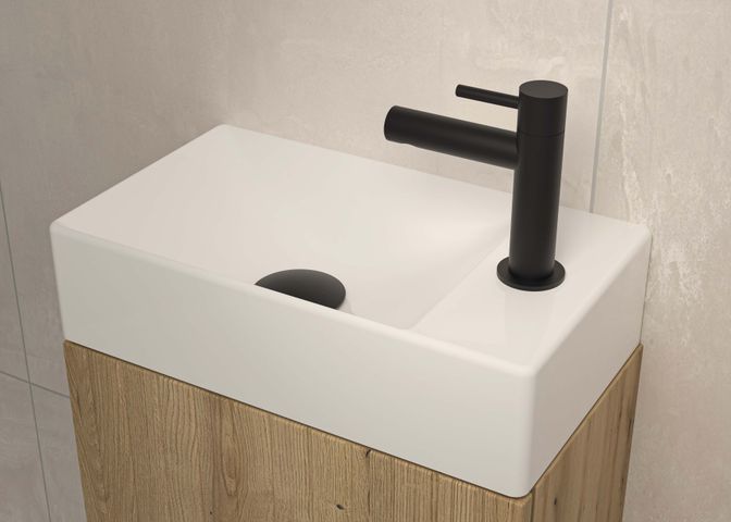 May Stilo Fonteinkraan staand model S - Mat zwart PED