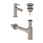 Geborsteld nickel PVD