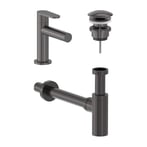 Geborsteld carbon black PVD