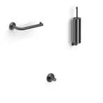 Geborsteld gunmetal PVD
