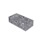 Mat grijs terrazzo