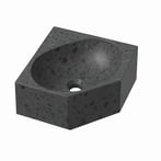 Mat grijs terrazzo