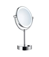 Smedbo Outline LED make-up spiegel vrijstaand chroom