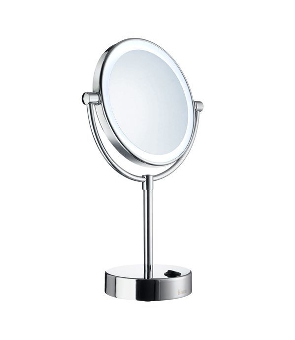 Smedbo Outline LED make-up spiegel vrijstaand chroom
