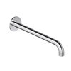 Hotbath Cobber CB095 universele uitloop - 25cm - geborsteld zwart PVD
