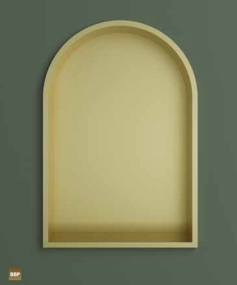Hotbath &More inbouwnis 30x45x10cm toogmodel - mat wit
