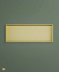 Hotbath &More inbouwnis 30x80x10cm - met frame - LED verlichting - RVS 316