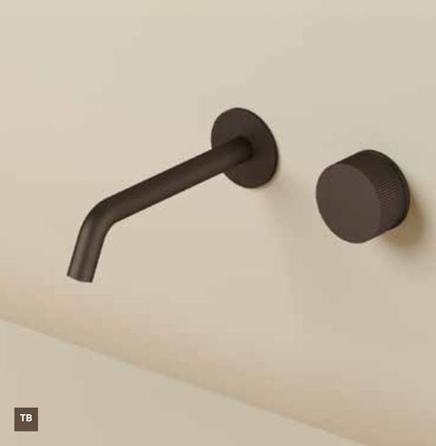 Hotbath Guy Row GY005REXT afbouwdeel voor Inbouw wastafelkraan 20cm - Geborsteld nikkel