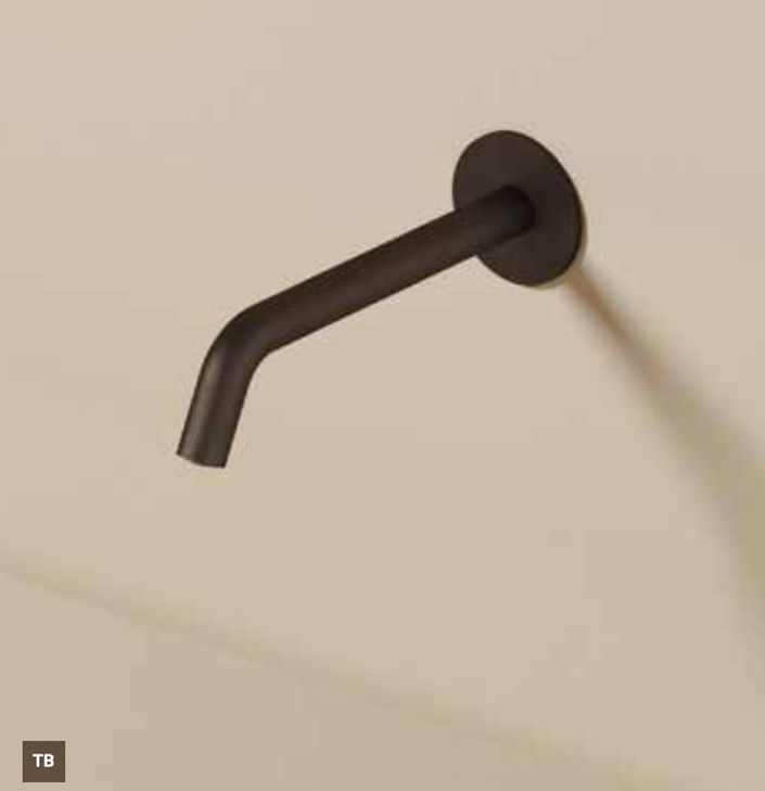 Hotbath Guy GY095 universele uitloop 20cm - Geborsteld nikkel