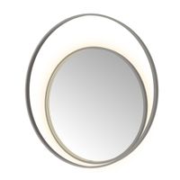 Hotbath &More spiegel Round2 100cm directe & indirecte verlichting - geborsteld gunmetal PVD
