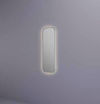 Hotbath &More toiletspiegel soft square 30x80cm indirecte verlichting - geborsteld zwart PVD