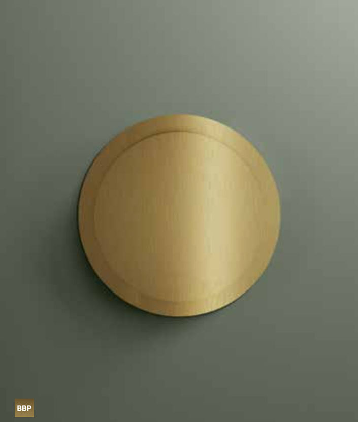 Hotbath &More ventilatierooster - rond - met klemmen - mat wit 