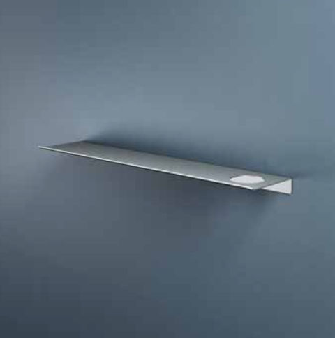 Hotbath &More planchet 60cm - 1 uitsparing - geborsteld gunmetal PVD