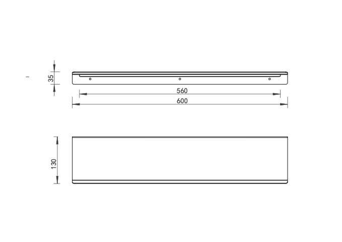 Hotbath &More planchet 60cm - mat wit