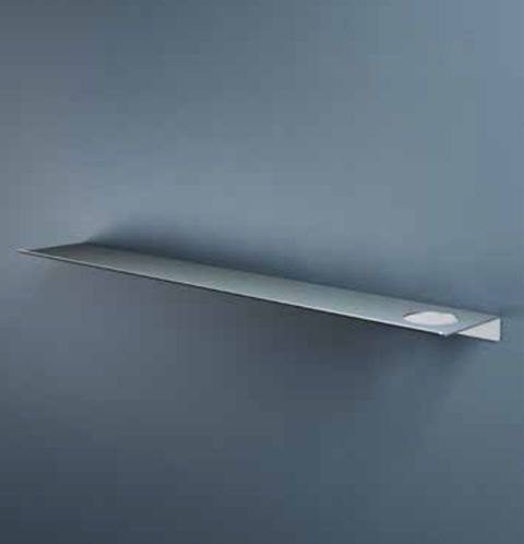 Hotbath &More planchet 80cm - 1 uitsparing - geborsteld gunmetal PVD