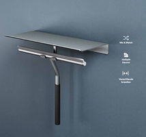 Hotbath &More SHA06 haak voor wisser voor planchet - geborsteld gunmetal PVD