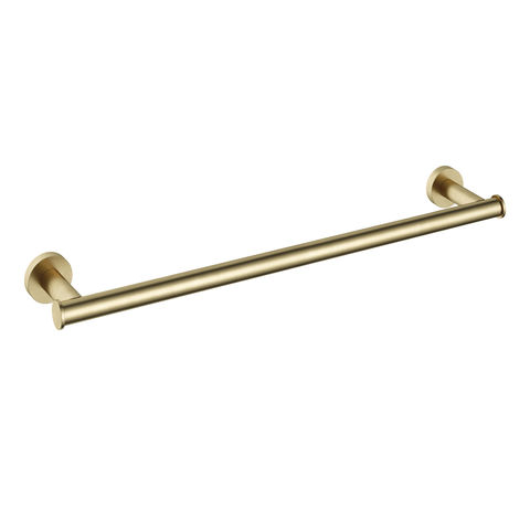 Hotbath &More BAA07 handdoekstang 64cm - Geborsteld messing