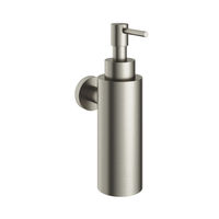 Hotbath &More BAA09 zeepdispenser wandmodel - Geborsteld nikkel