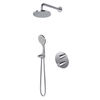 Hotbath Buddy IBS12A inbouw doucheset - ronde handdouche - 25cm hoofddouche - 30cm plafondbuis - wandhouder - chroom