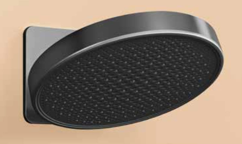 Hotbath M420 opbouw wand hoofddouche 30cm - Mat wit