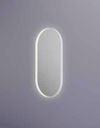 Hotbath &More spiegel oval 40x80cm directe & indirecte verlichting - geborsteld messing PVD