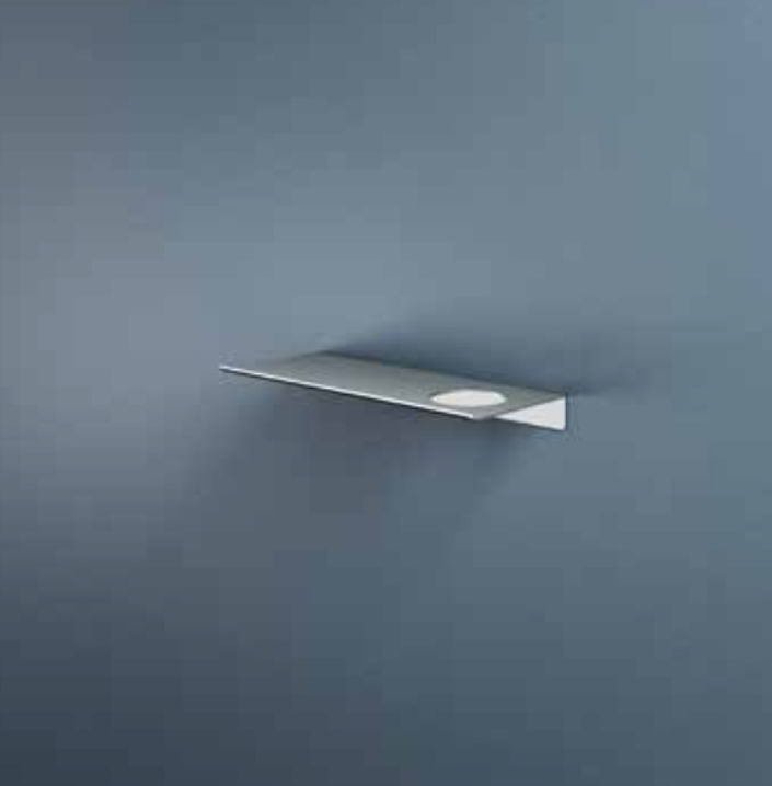 Hotbath &More planchet 30cm - 1 uitsparing - geborsteld zwart PVD