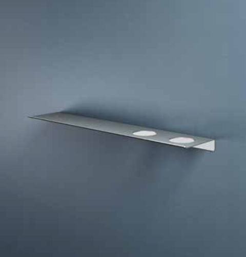 Hotbath &More planchet 60cm - 2 uitsparingen - geborsteld koper PVD